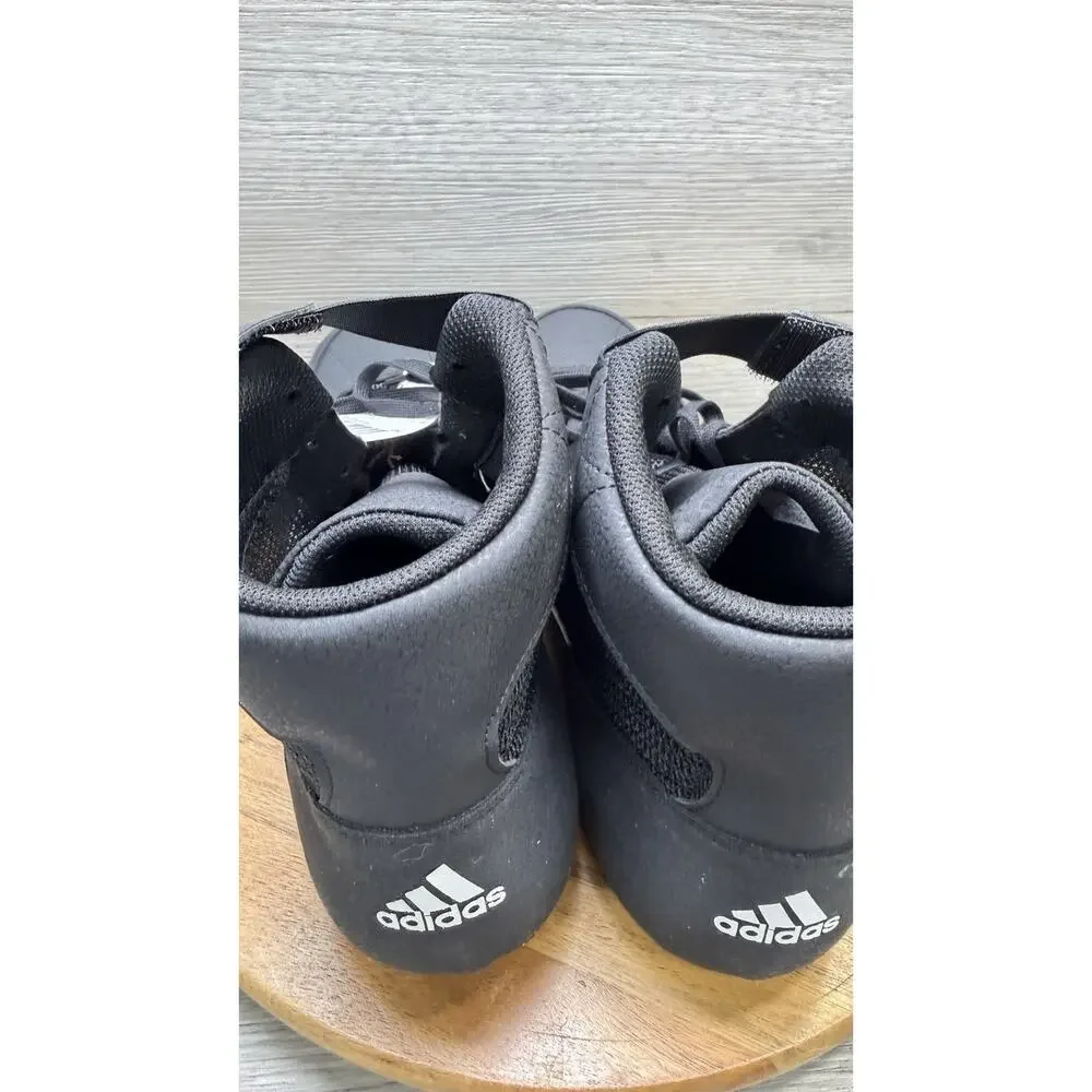 Adidas HVC 2 Black/White/Gum Adult Wrestling/Boxing Shoes Men's Size 16